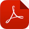 Adobe Acrobat logo on a white background
