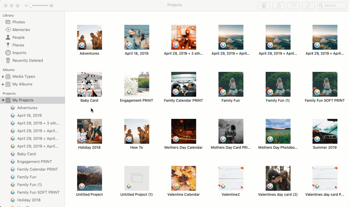 Step-by-step of how to use the Mimeo Photos macOS extension to create your own photobook.