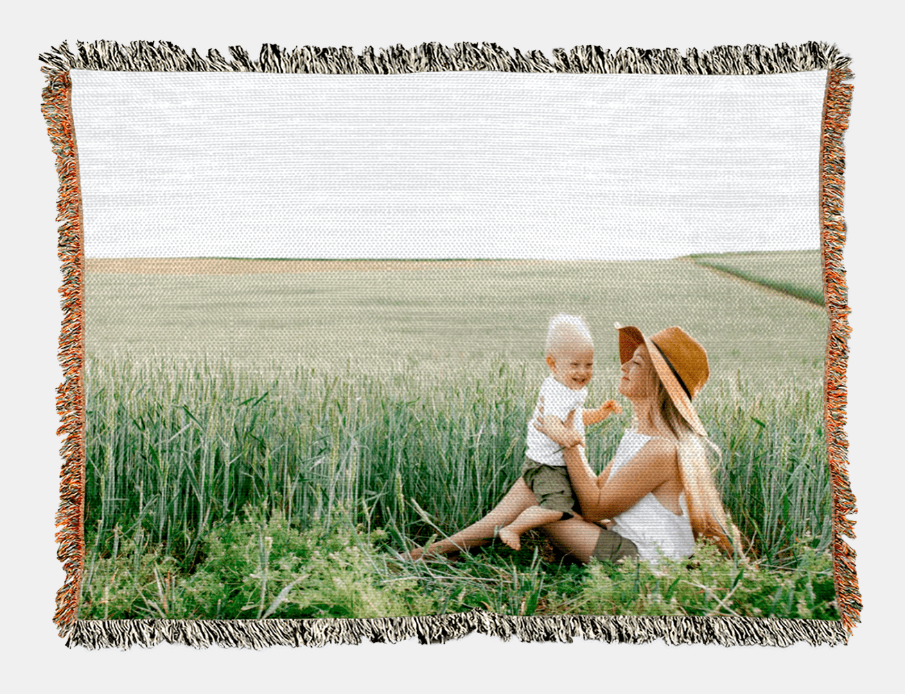 Gift a custom photo blanket for Mother's Day this year 