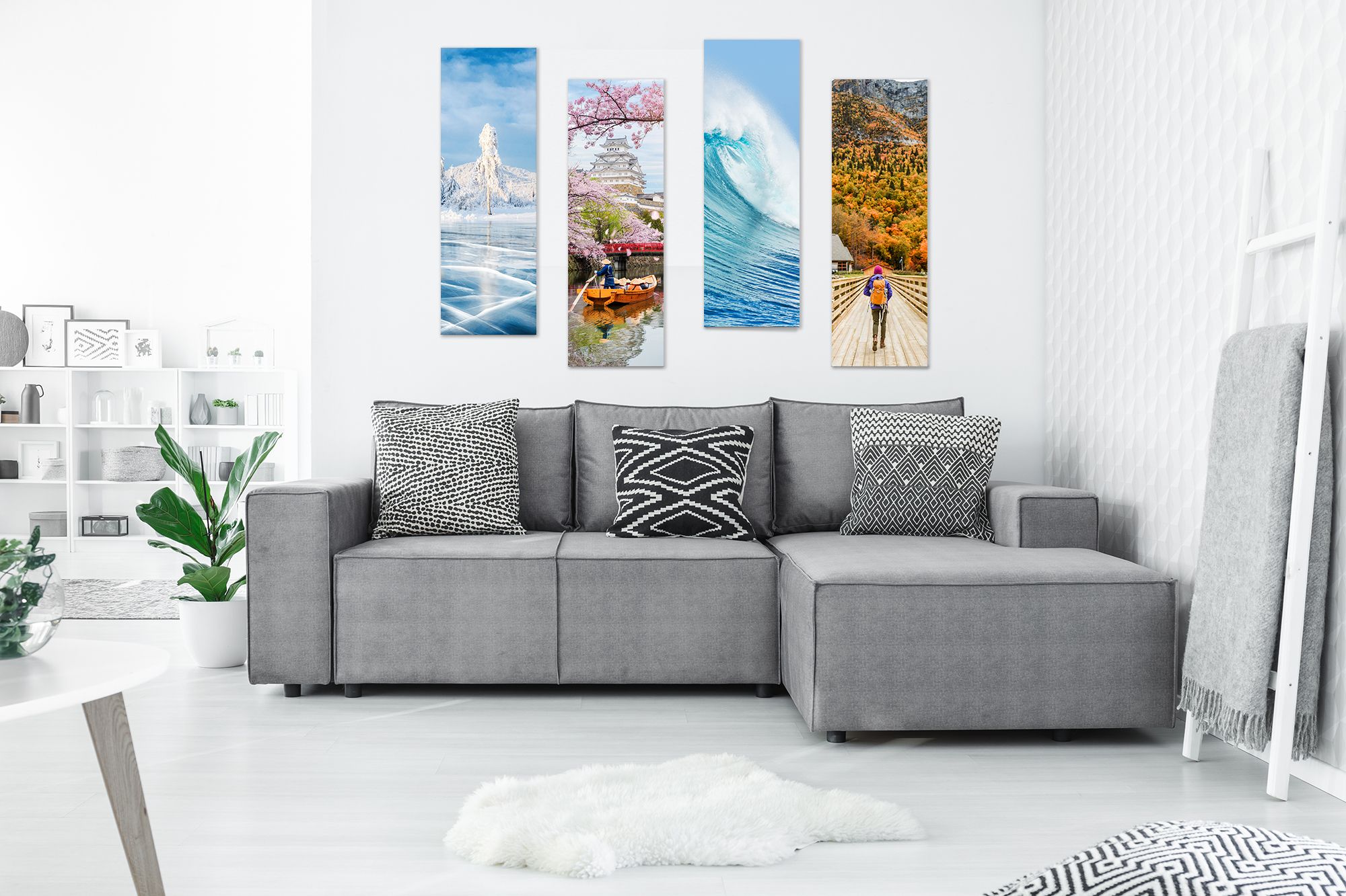 Print seasons as a creative way to display photos on your wall