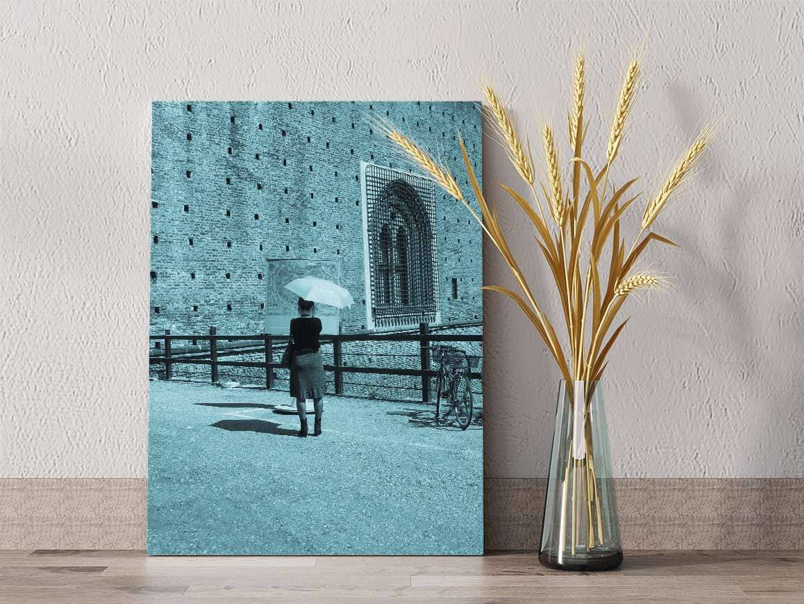 Use cyanotype photo edits for unique DIY home decor