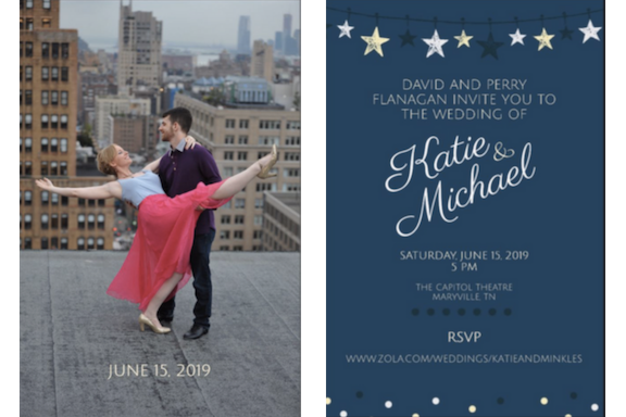 Katie and Michael's Wedding Invite