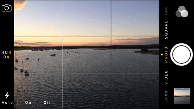 Enable grid lines on your iPhone for better composition