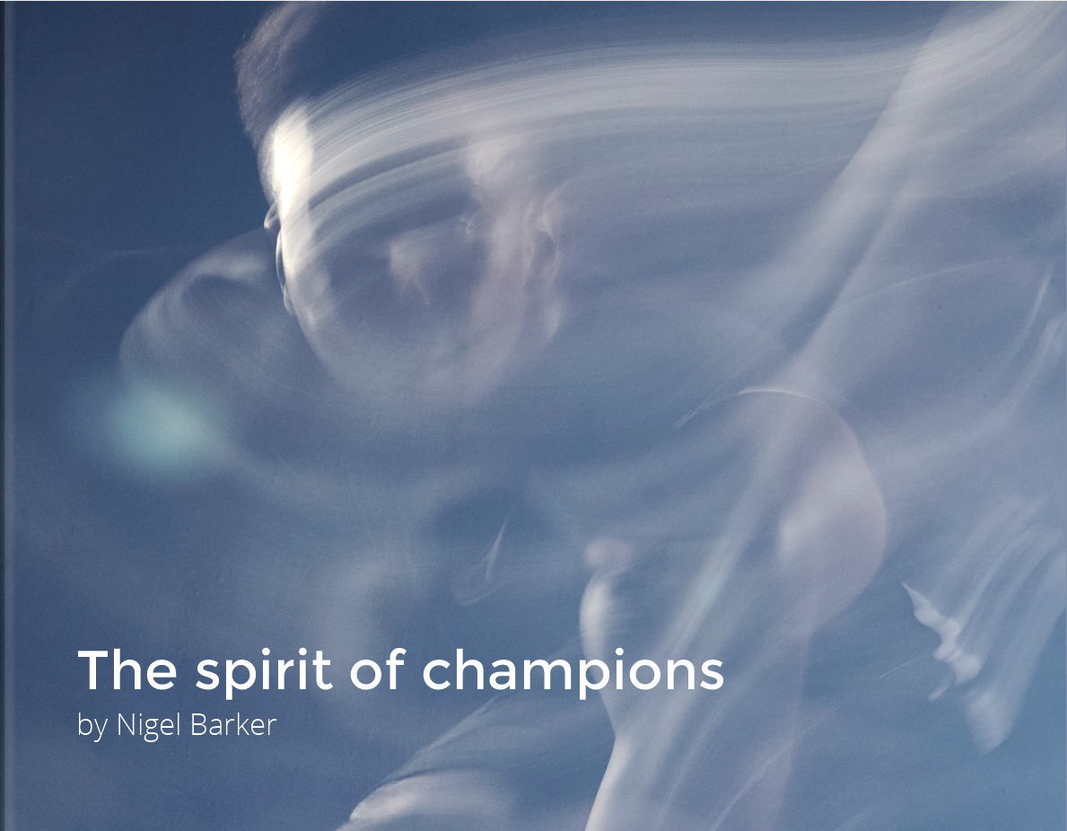 Nigel's cover for The Spirit of Champions Collection