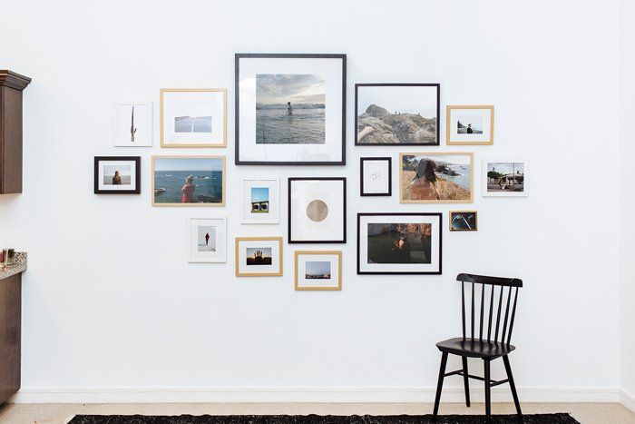 Measurements are critical when making a gallery wall