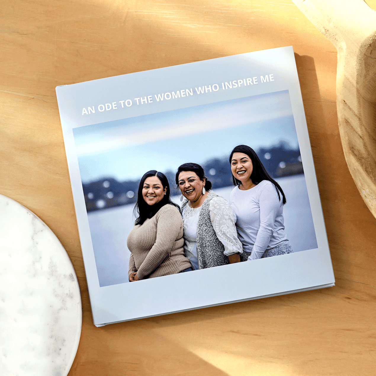 An Ode to the Women Who Inspire Me photobook showcasing inspirational women for Mother's Day.