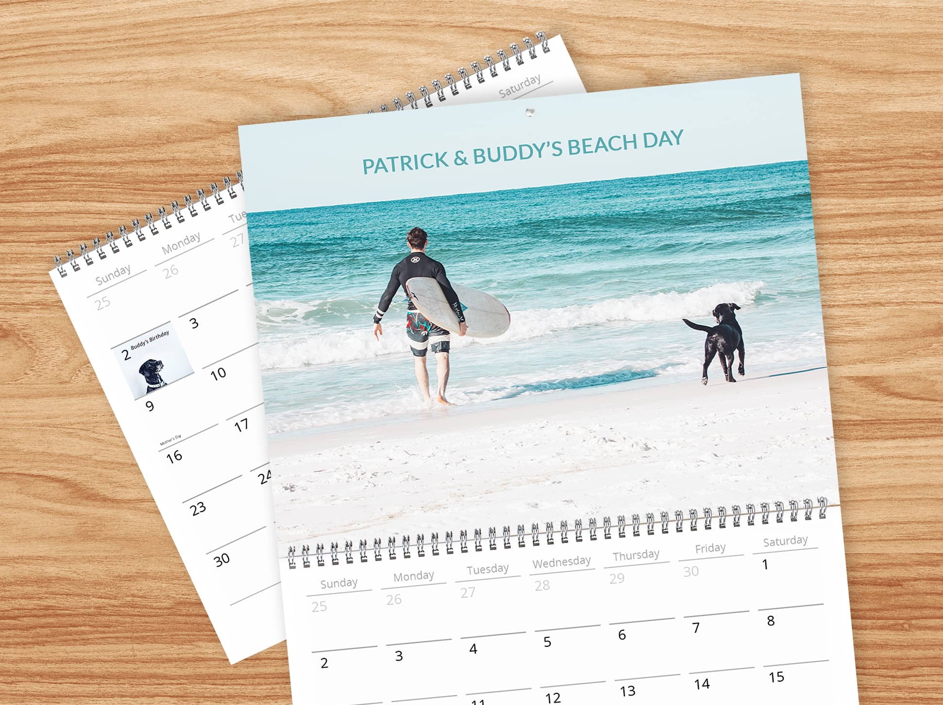 Use Mimeo Photos builder to create a custom pet calendar