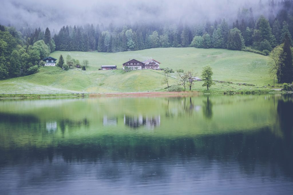 Reflective water surfaces make for a great mirror effect in nature photography