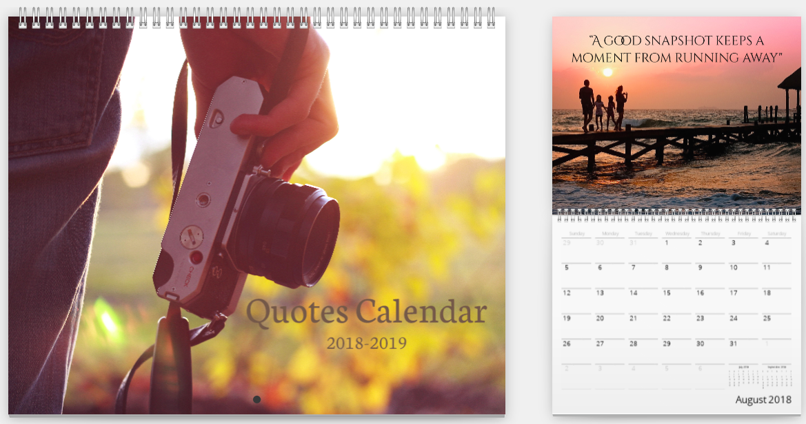 Mimeo Photos Inspirational Quotes Calendar