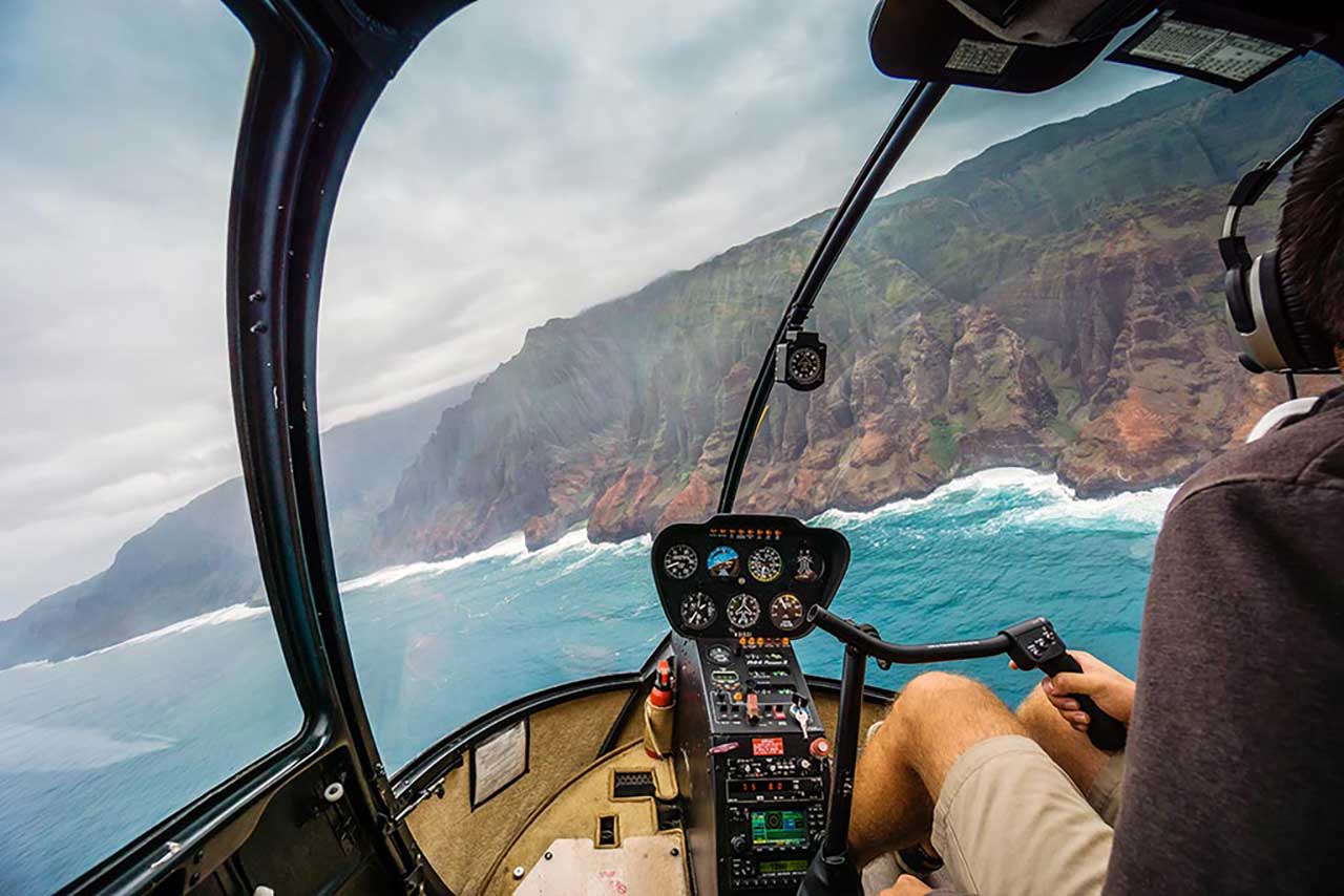 Hovering Over the Coast Shot by Heath Cajandig