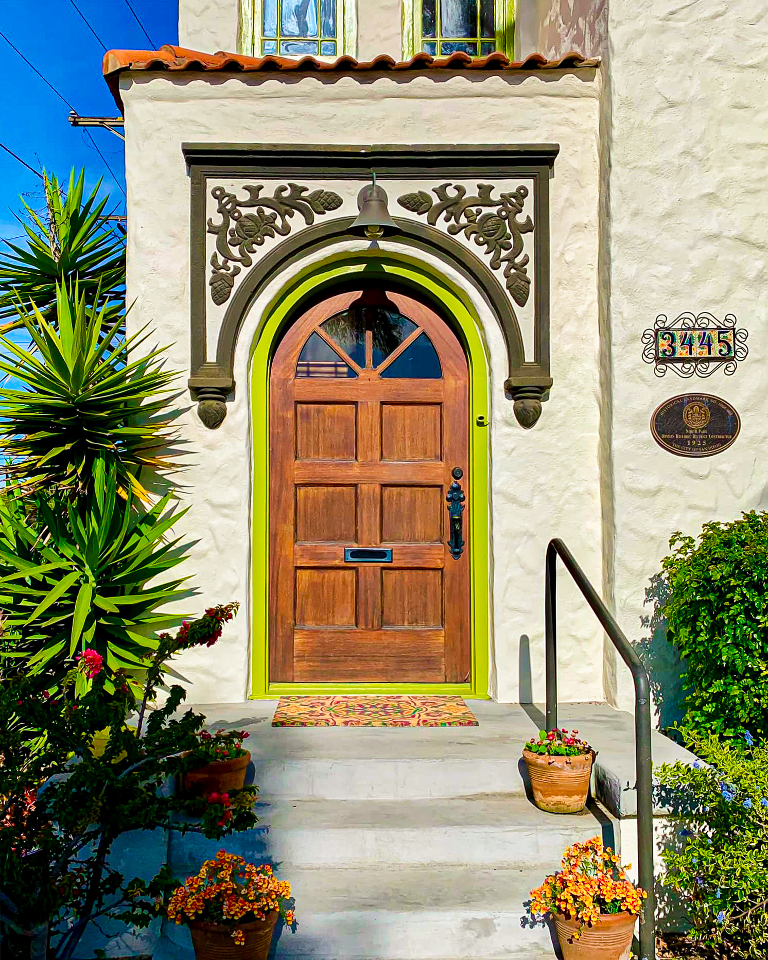 green door in San Diego