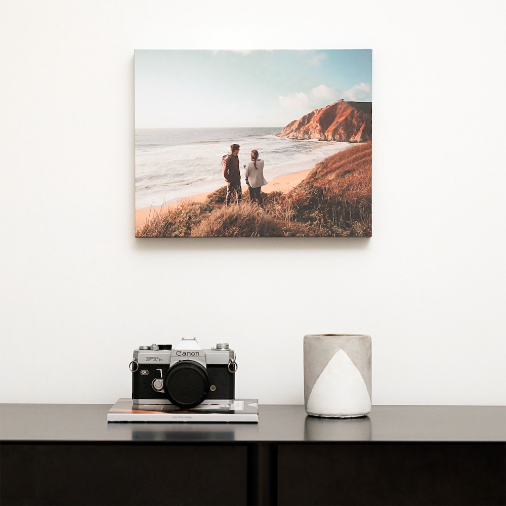 Warm up your space with a canvas photo print from your summer adventures