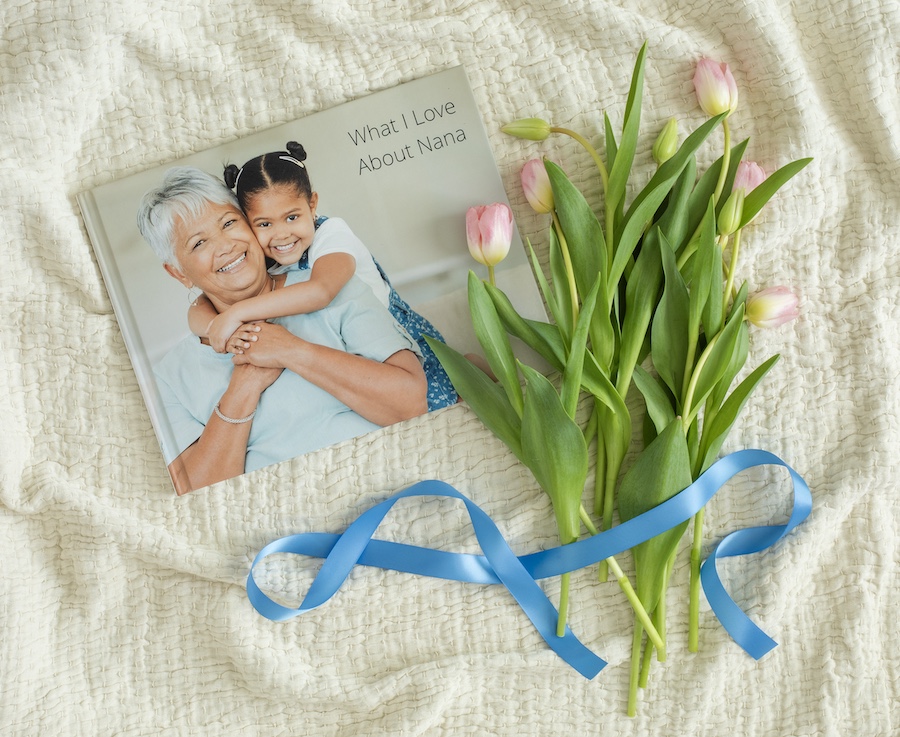 Mother's Day Photo Book Title